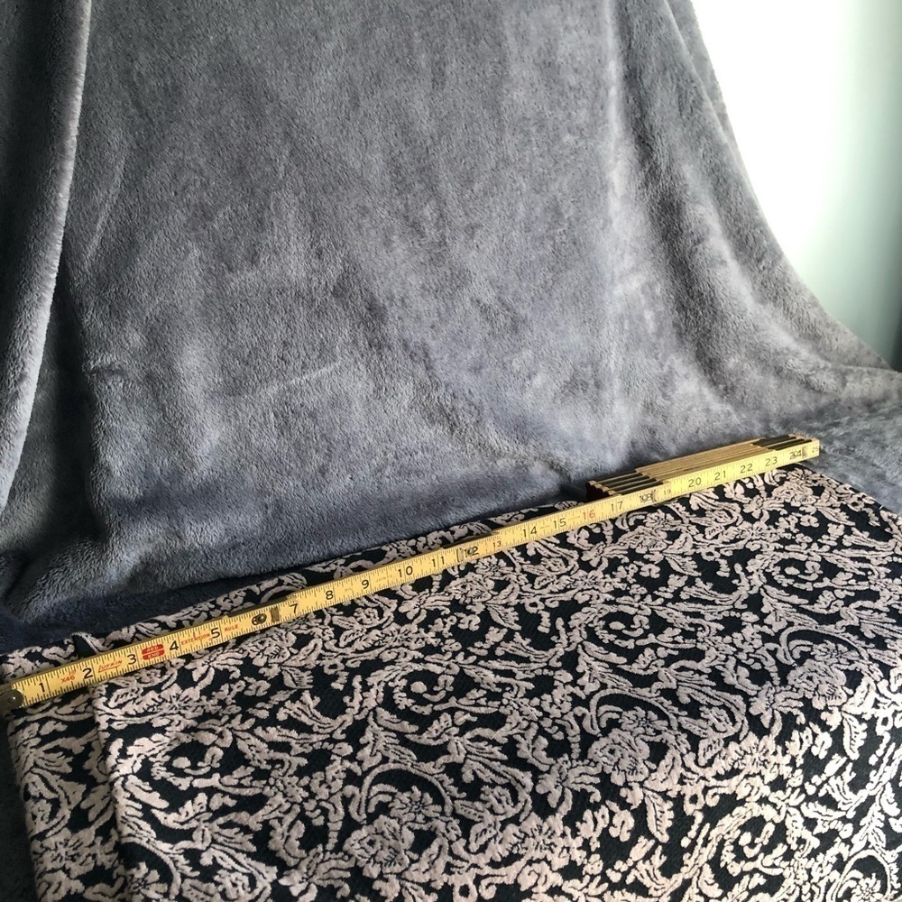 𝅺FOREVER 21 Floral lace print design Brown Black pencil skirt Size large #s1115 - Picture 5 of 7